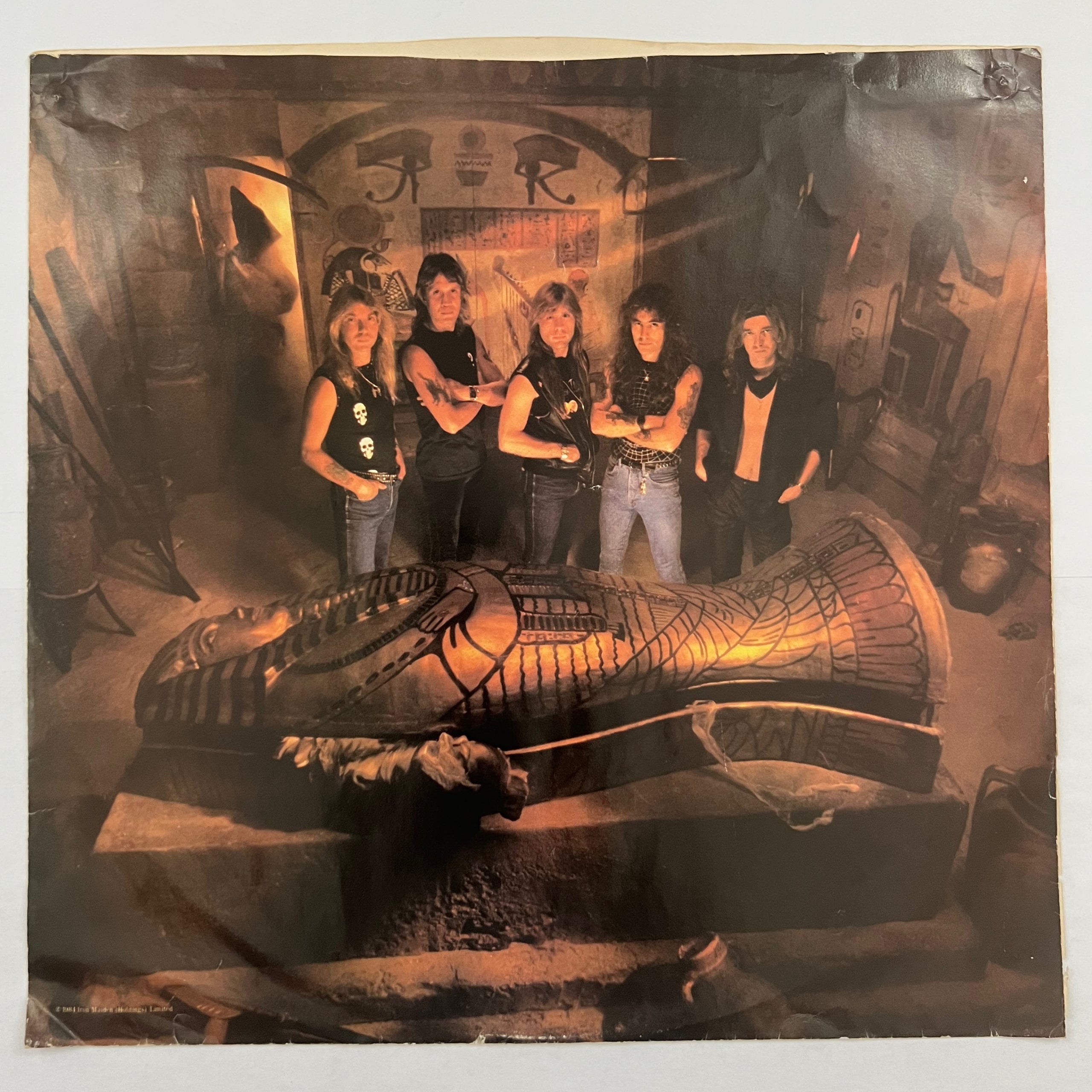 1984 Iron Maiden (Textured cover)- Powerslave vinyl sale record