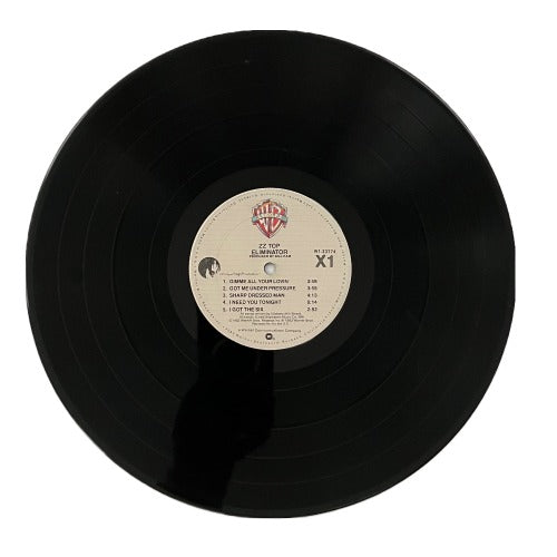Vintage 1983 ZZ Top Eliminator Vinyl Album