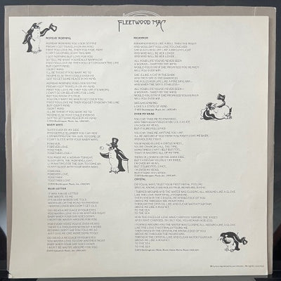 Original Vintage 1975 Fleetwood Mac Self Titled Vinyl Album