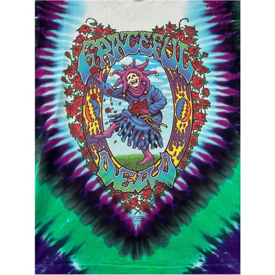 Vintage 1993 Grateful Dead Charles Everard Campbell Tie Dye Liquid Blue T-shirt. XL
