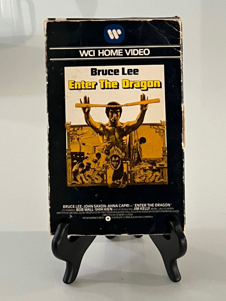 Rare Vintage 1979 Bruce Lee Enter The Dragon First Print Big Box Gatefold VHS