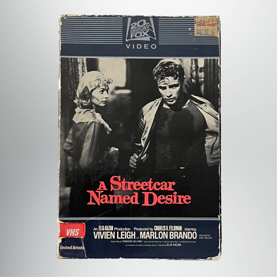 Rare Vintage 1982 Street Car Name Desire First Print Side Drawer VHS