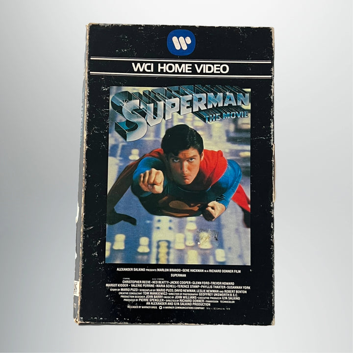 Rare Vintage WCI 1979 Superman Gatefold Big Box VHS