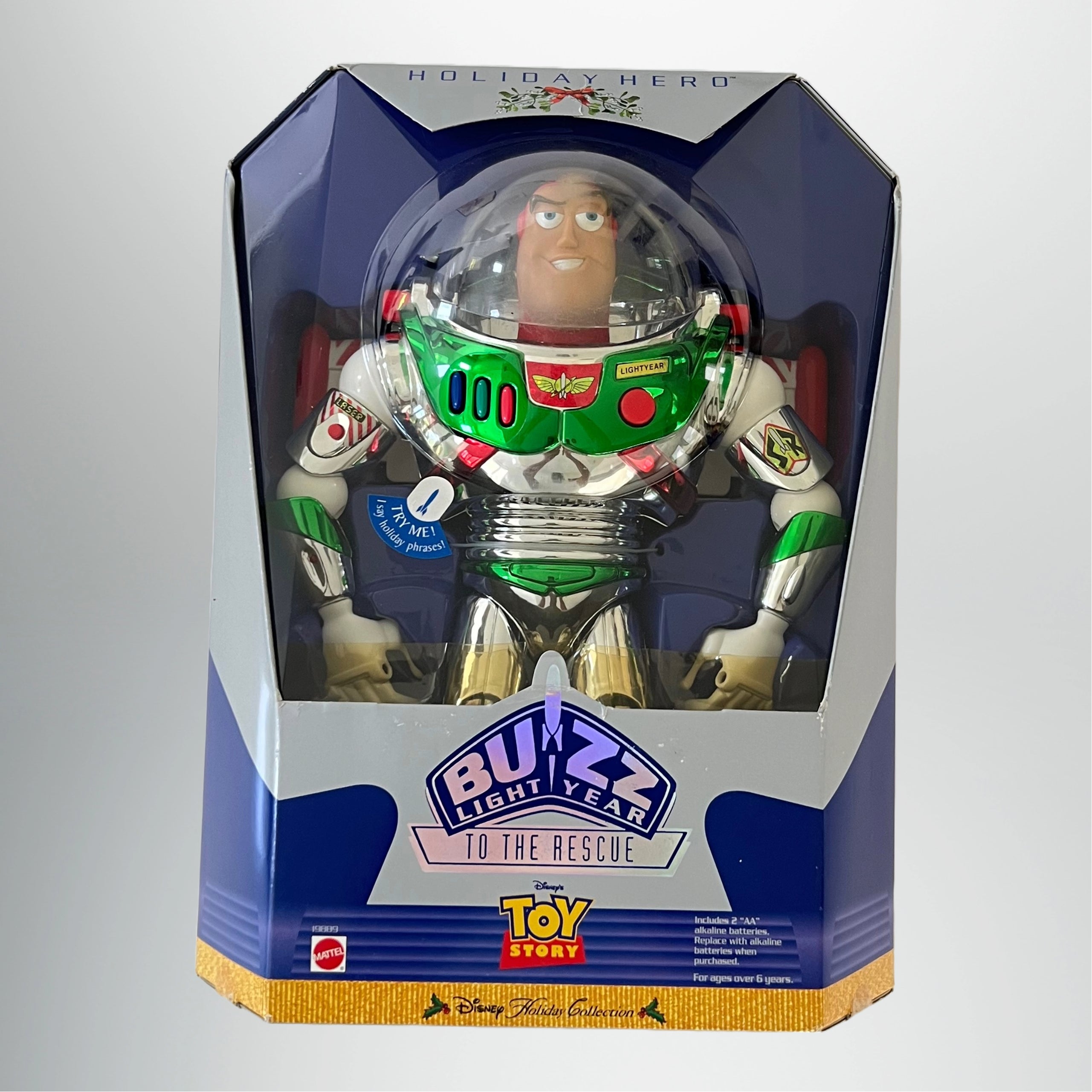 VTG 1998 Buzz Lightyear special Christmas edition Action Figure