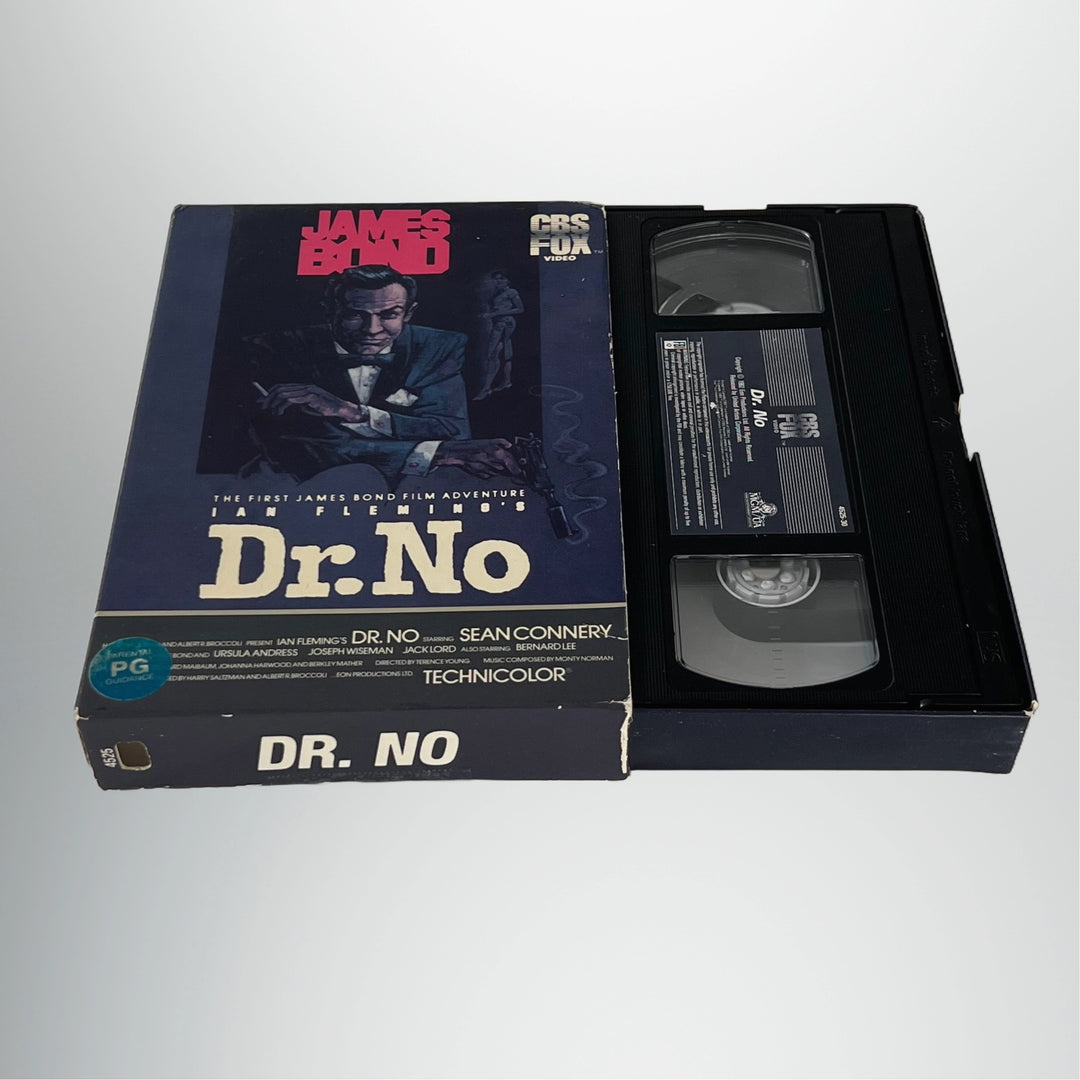 Vintage 1983 Original Dr. No 007 James Bond Side Draw VHS