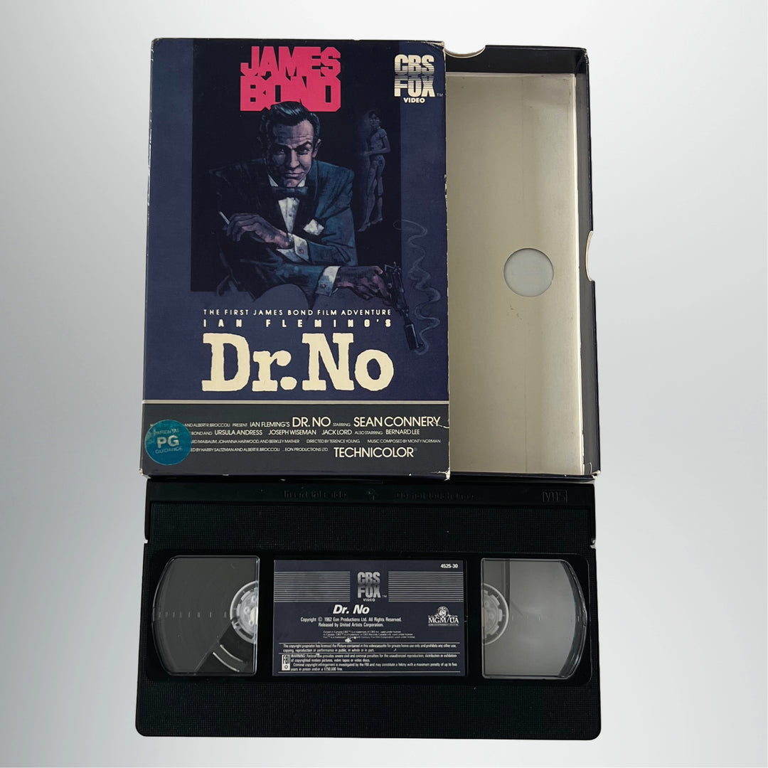 Vintage 1983 Original Dr. No 007 James Bond Side Draw VHS