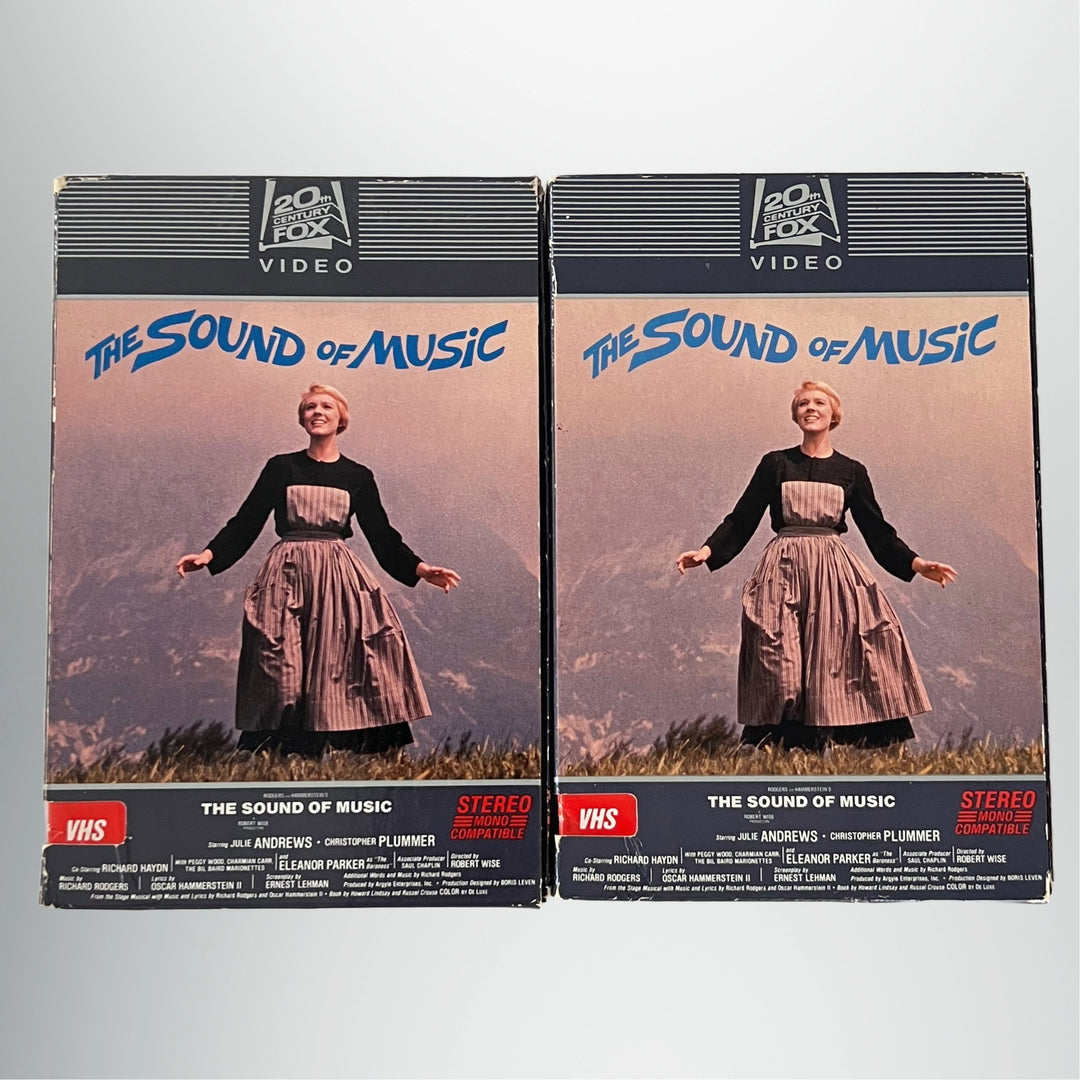 Vintage 1982 The Sound Of Music Original Side Drawer VHS