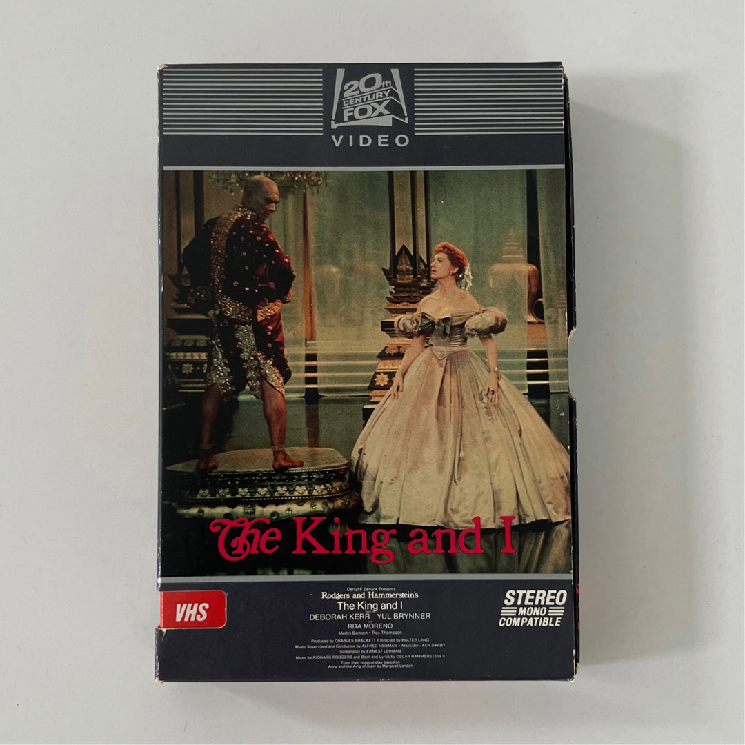 Vintage 1982 The King And I Original Side Drawer VHS