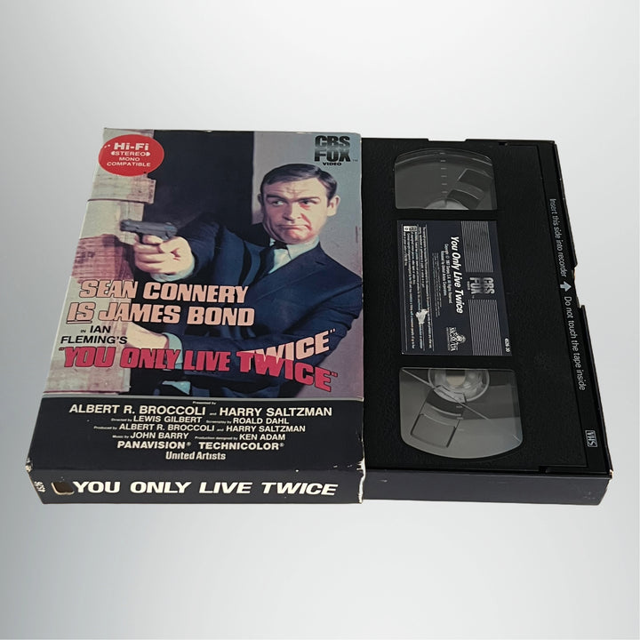 Vintage 1983 James Bond You Only Live Once Side Draw VHS