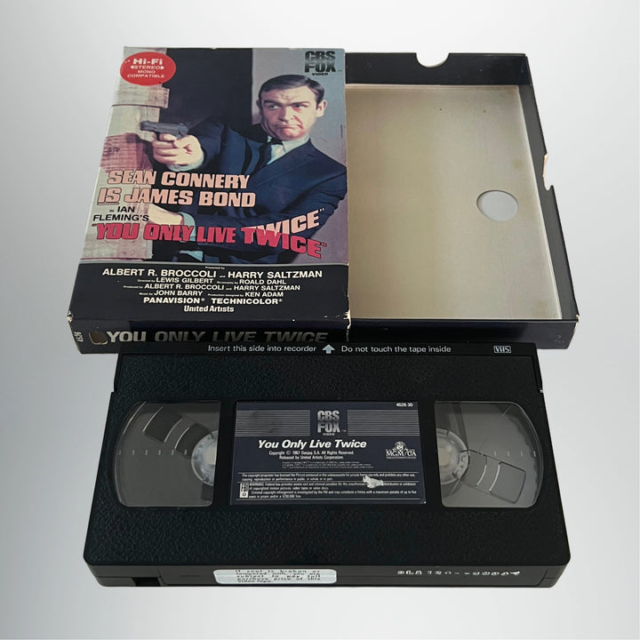Vintage 1983 James Bond You Only Live Once Side Draw VHS