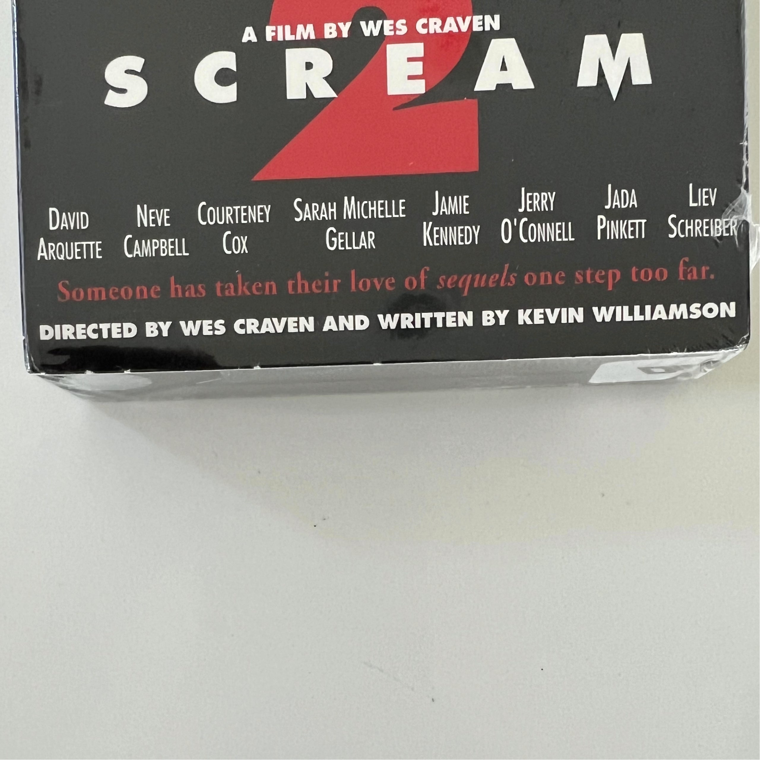 Rare Sealed Vintage 1998 Scream 2 Official Factory Sealed VHS with