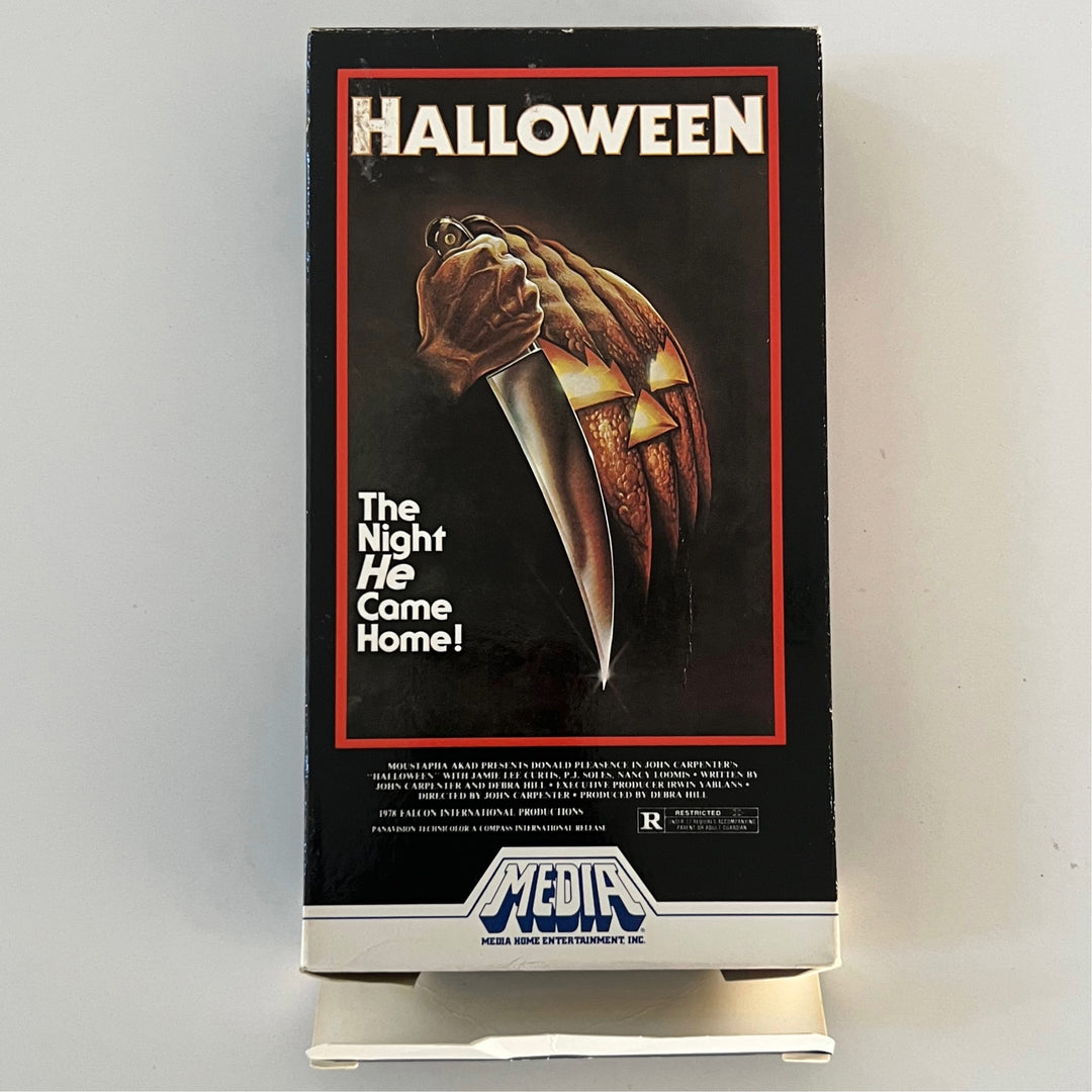 Rare 1981 Vintage Halloween Original first print Media Video VHS Double Flap. Nice!