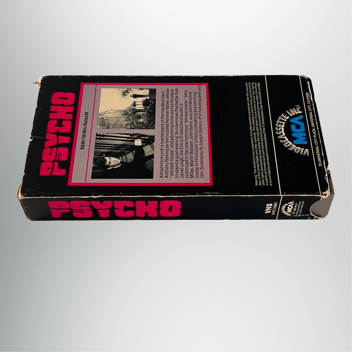 Rare Vintage original first release 1980 MCA Psycho VHS