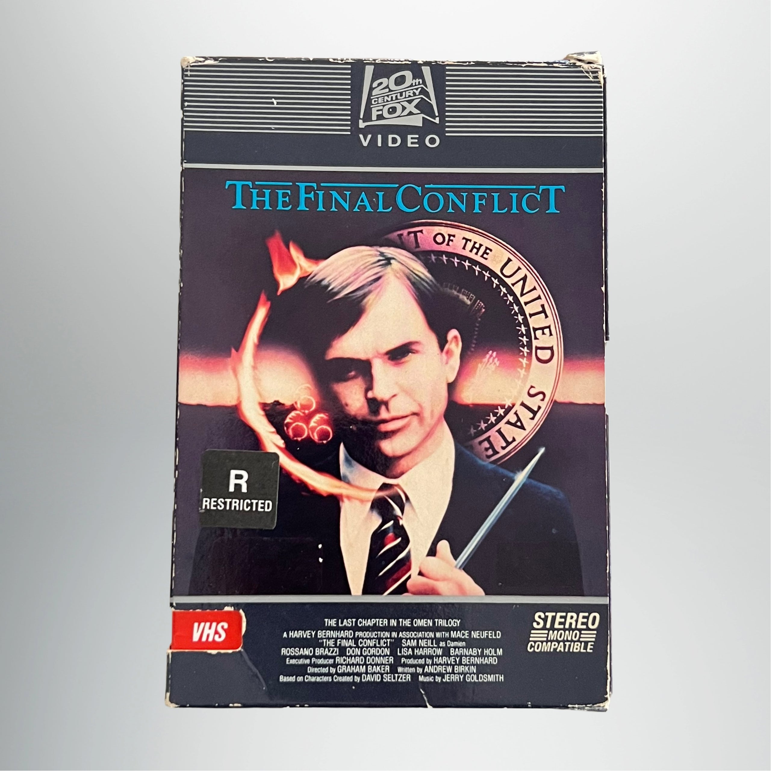 Rare Vintage 1982 The Final Conflict Omen III First Release VHS