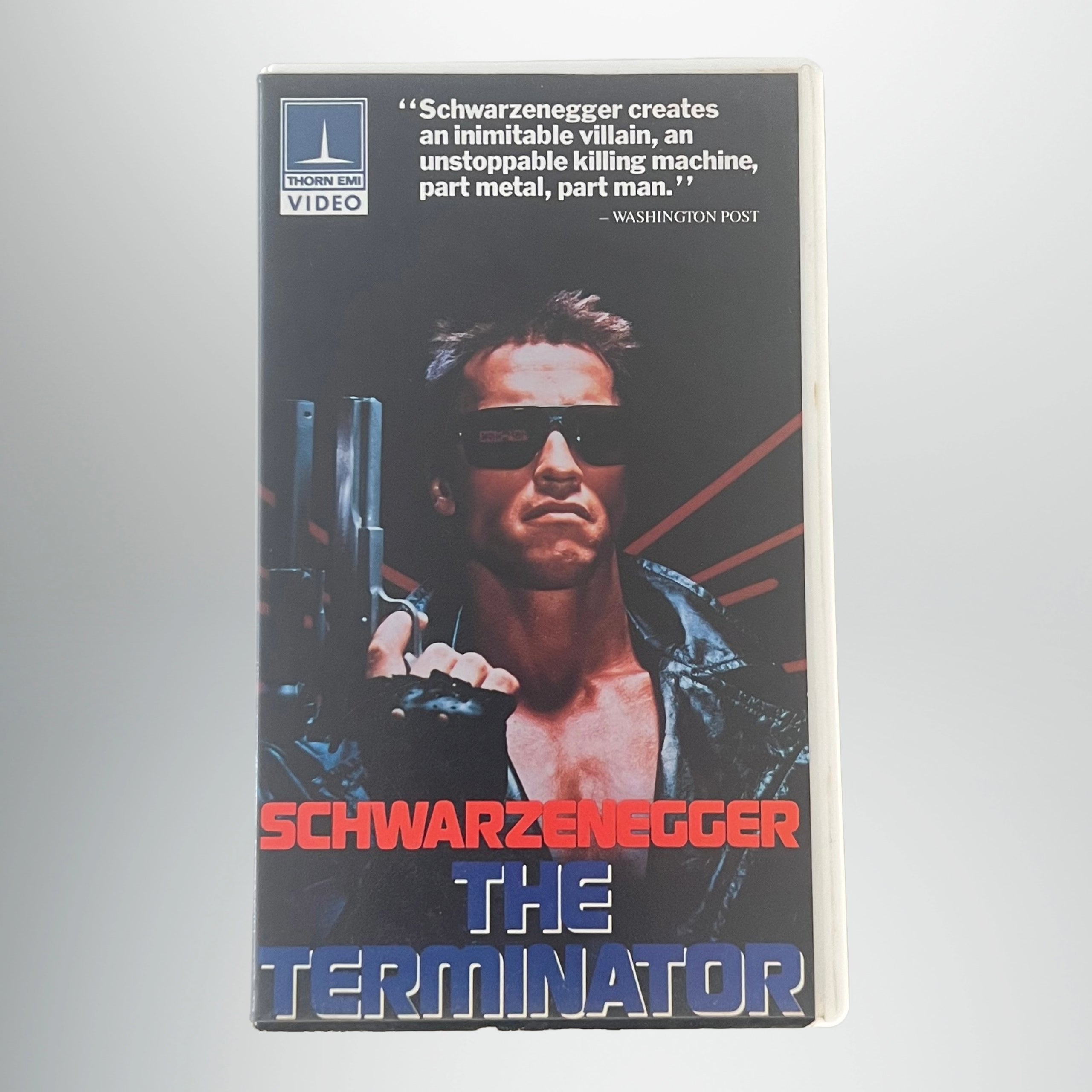 Rare Vintage The Terminator 1984 First Release Thorn EMI White Clamshe ...