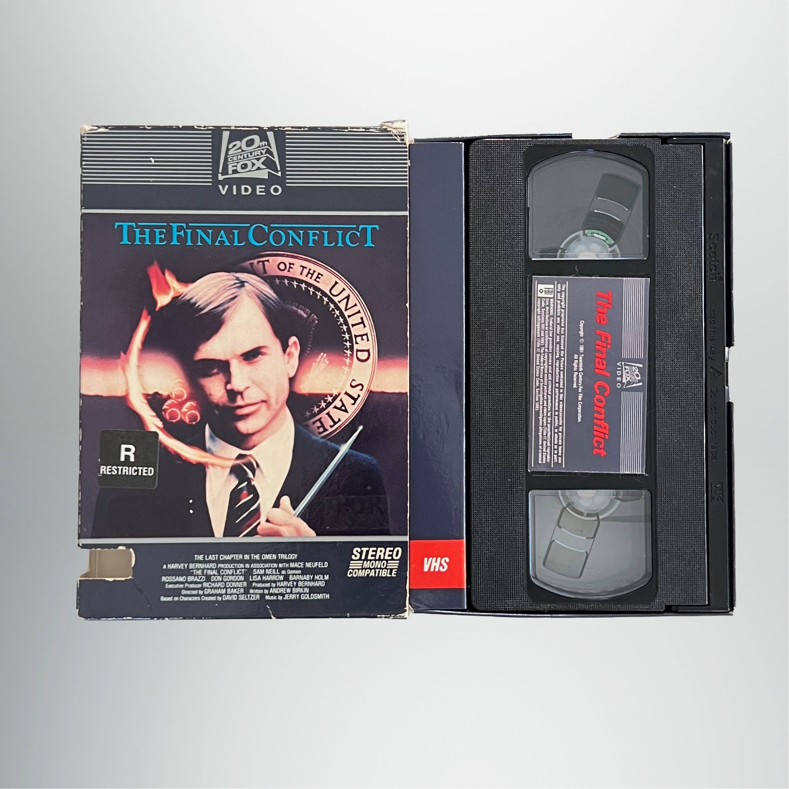 Rare Vintage 1982 The Final Conflict Omen III First Release VHS