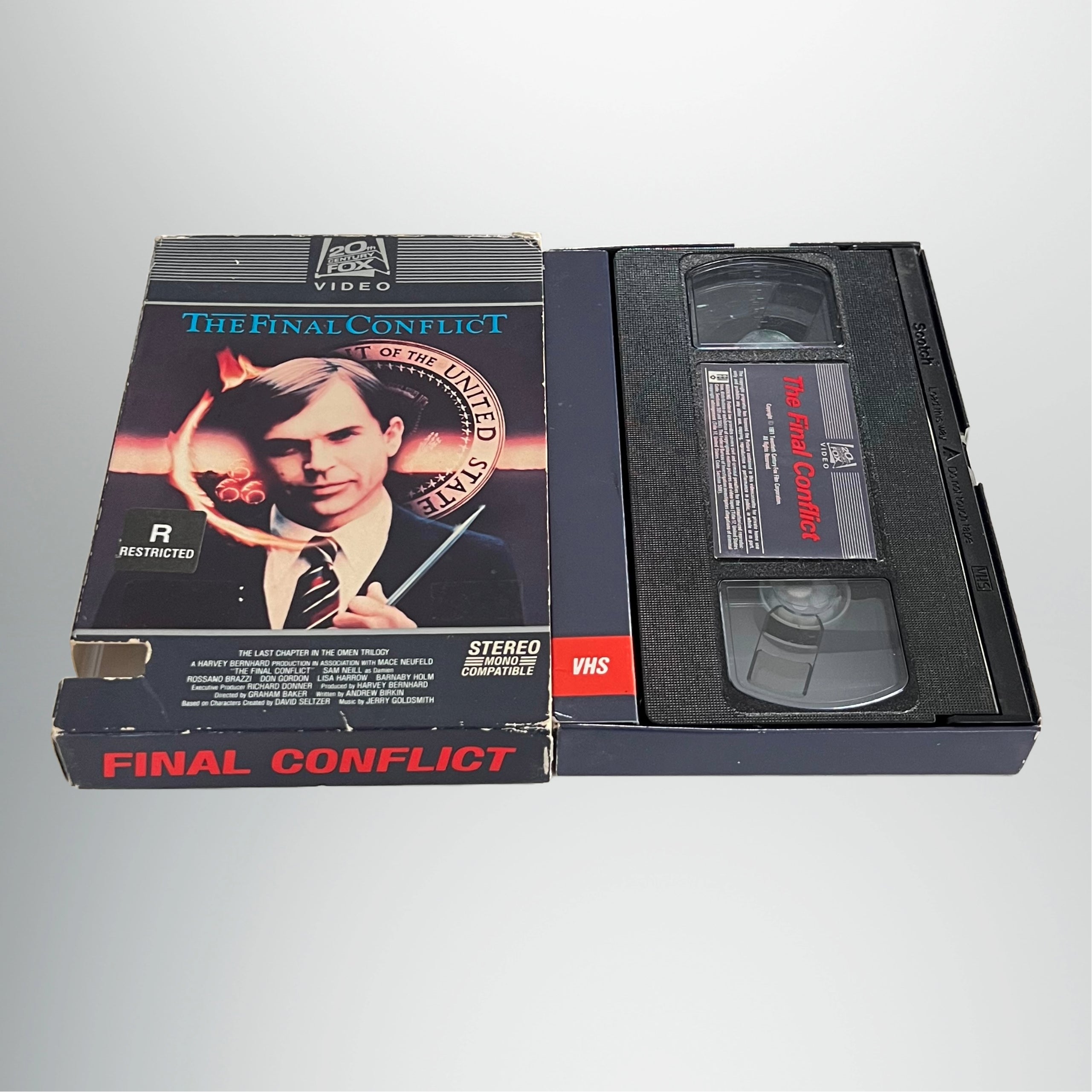 Rare Vintage 1982 The Final Conflict Omen III First Release VHS