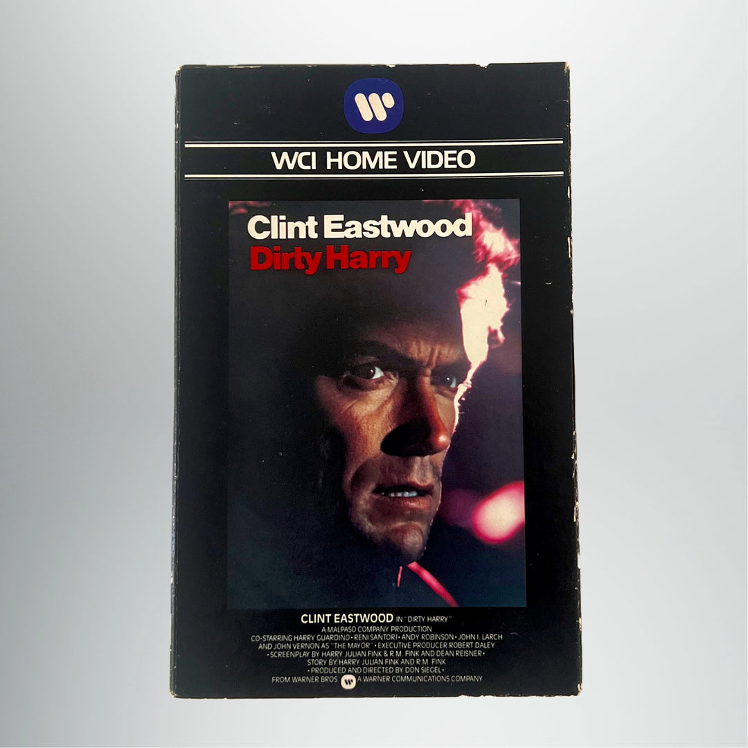 Rare Vintage 1979 Dirty Harry First Print Big Box Gatefold VHS