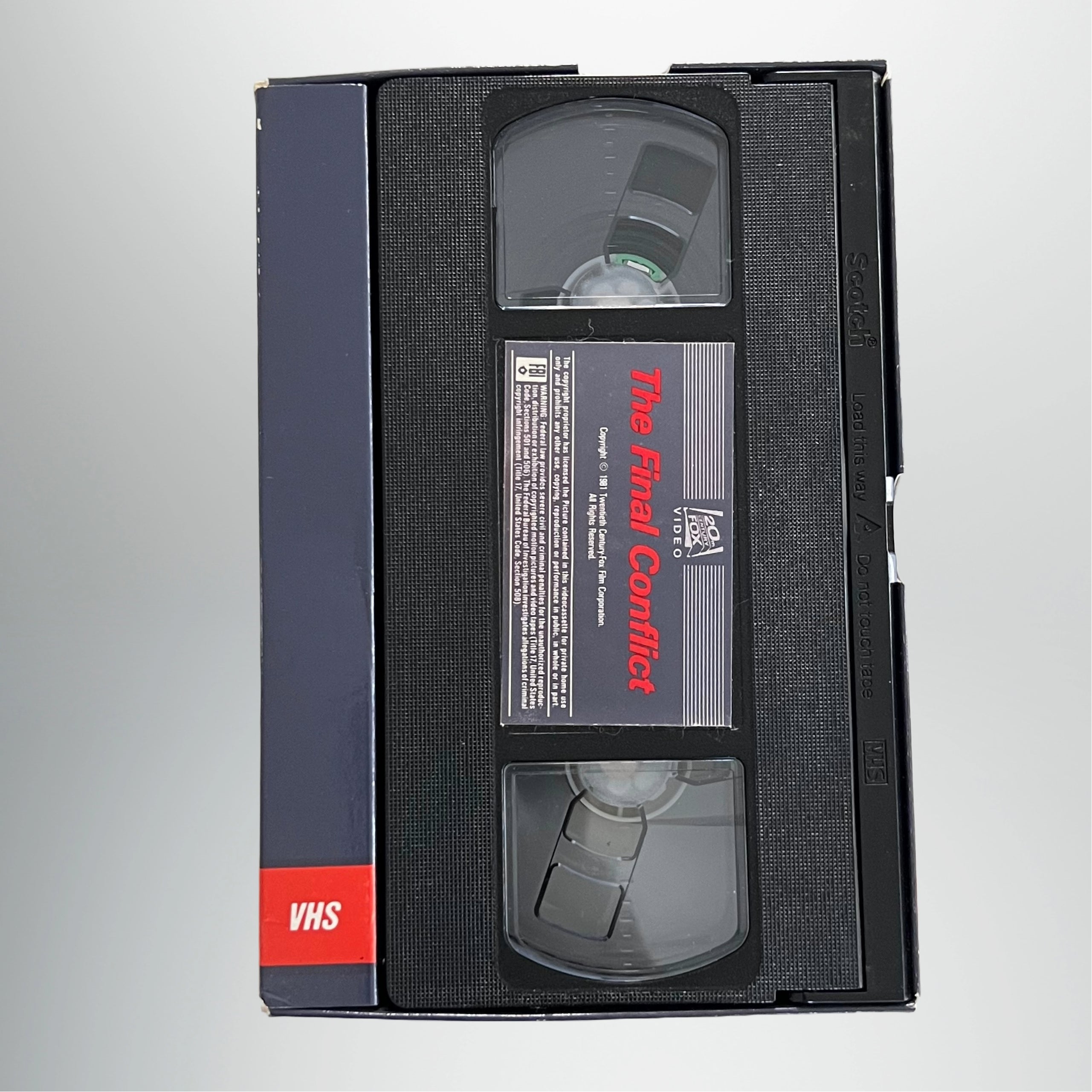 Rare Vintage 1982 The Final Conflict Omen III First Release VHS