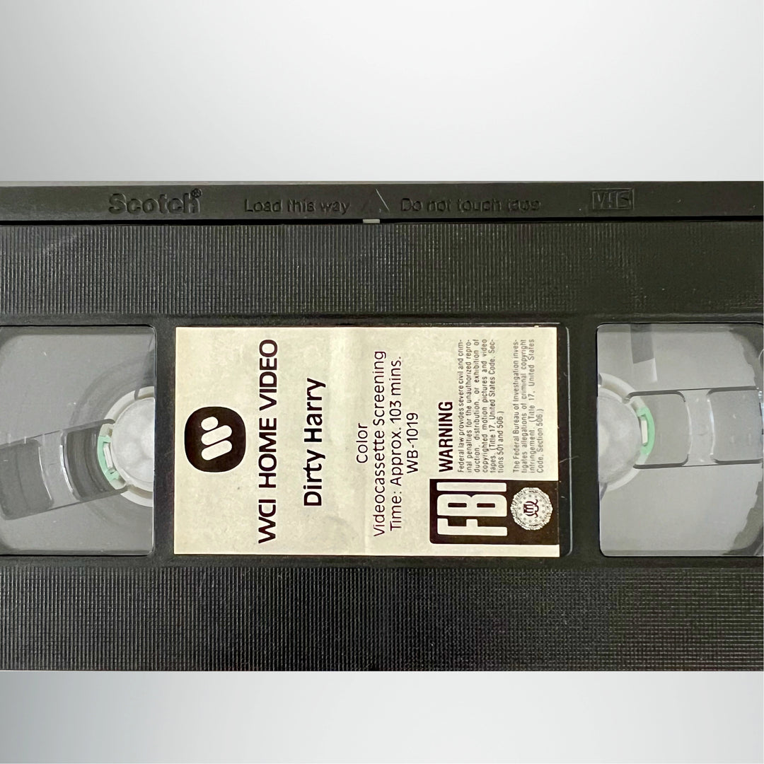 Rare Vintage 1979 Dirty Harry First Print Big Box Gatefold VHS