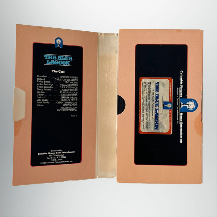 Super Rare 1980 Blue Lagoon Gatefold VHS