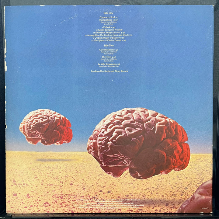 Vintage 1978 Rush Hemisphere Original VTG vinyl Album