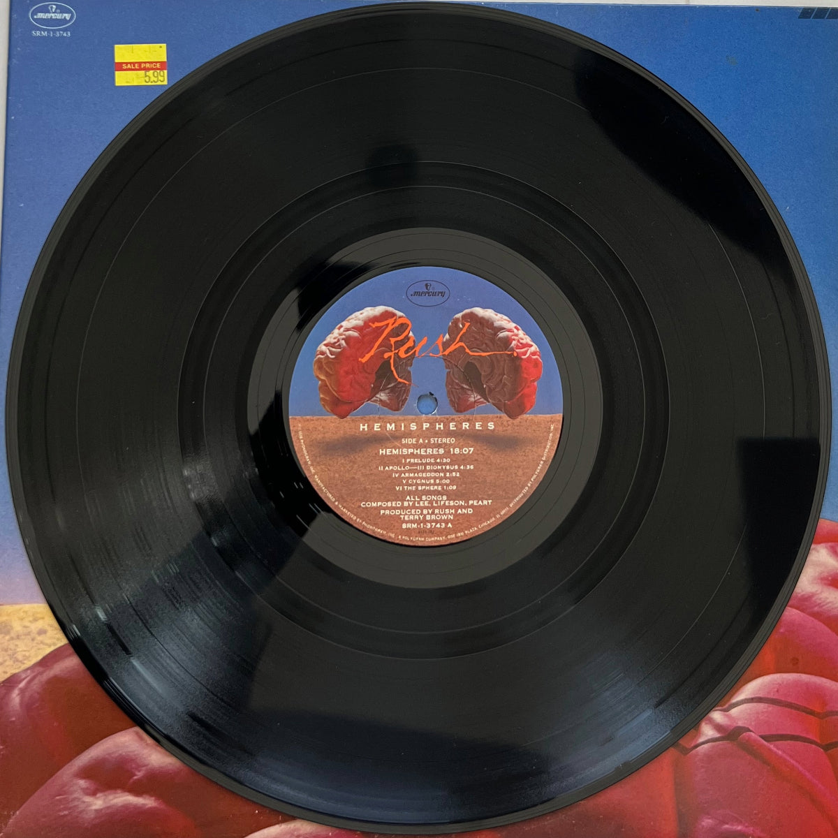RUSH ラッシュ - HEMISPHERES レコード US盤 Rush: Hemispheres (180g) Vinyl LP — TurntableLab.com