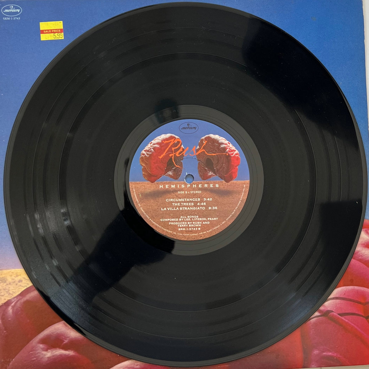 Vintage 1978 Rush Hemisphere Original VTG vinyl Album