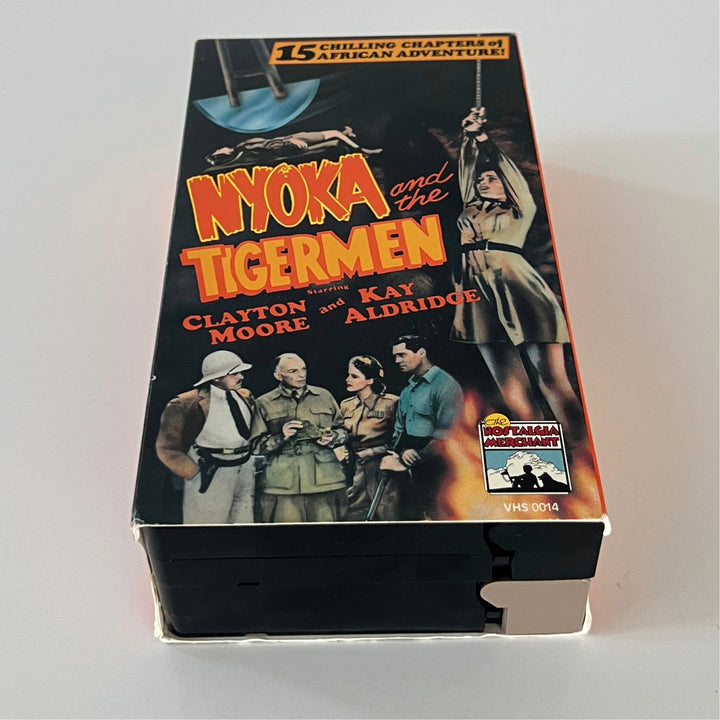 Vintage 1982 Nyoka And The Tigermen VHS Nostalgia Merchant Horror