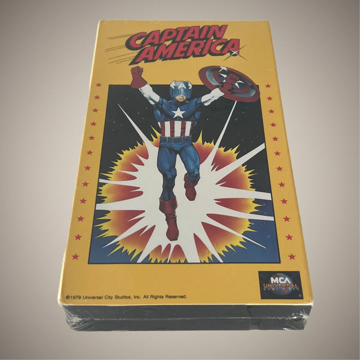 Rare Sealed 1979 Captain America 1993 VHS MCA