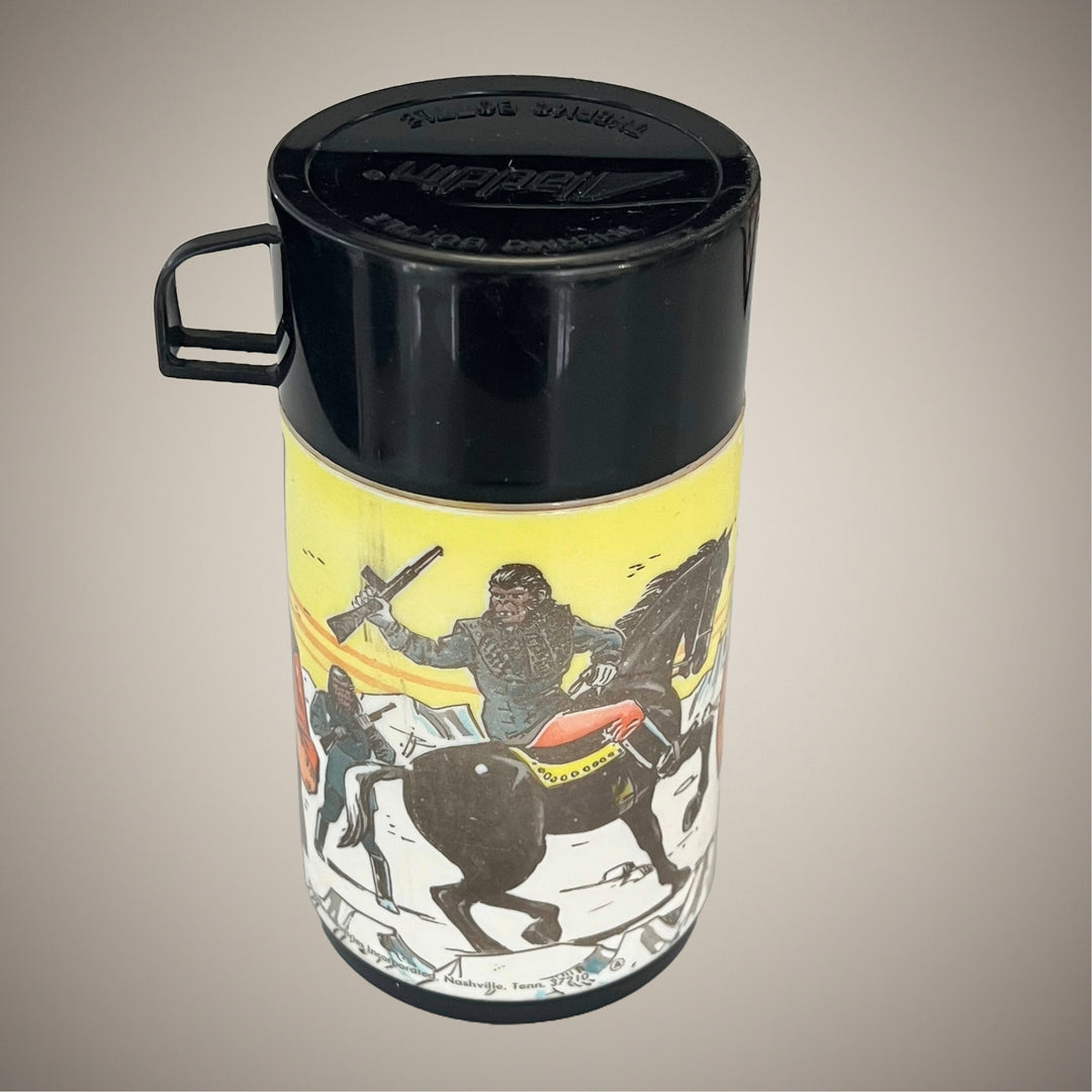 Vintage 1974 Planet Of The Apes Lunch Box with Thermos Nice!