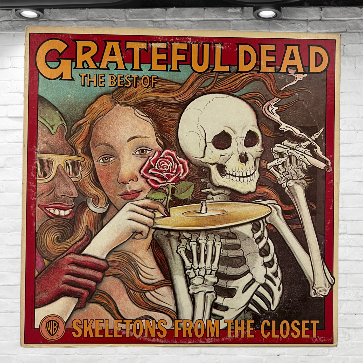 Vintage 1974 Grateful Dead Skeletons From The Closet vinyl Album WG 2764