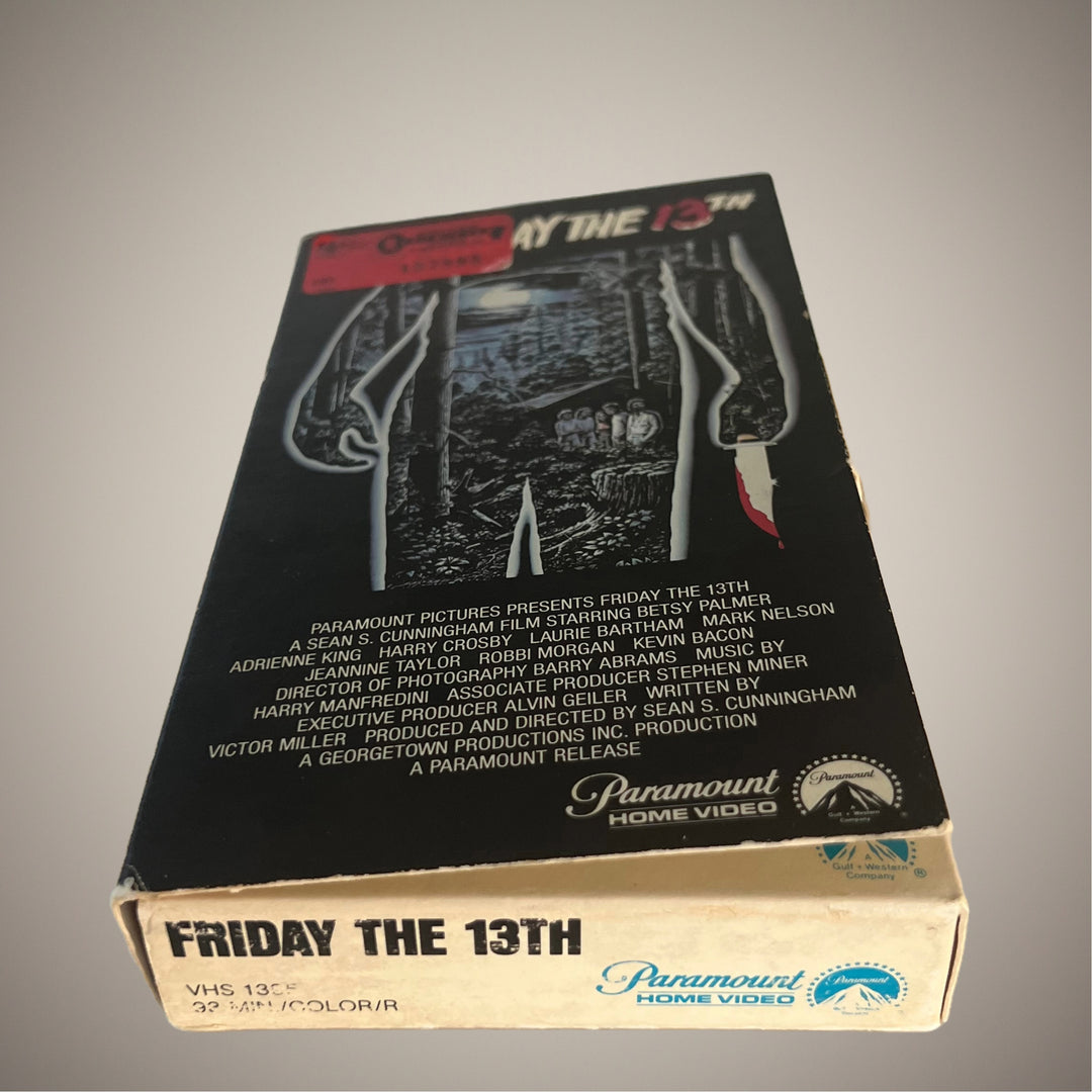 First Release Gatefold Friday The 13th VHS