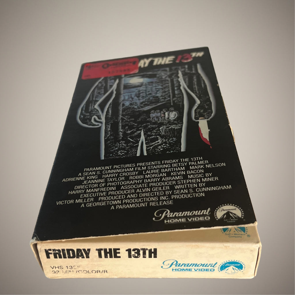 Rare 1980 First Release Gatefold Friday The 13th VHS