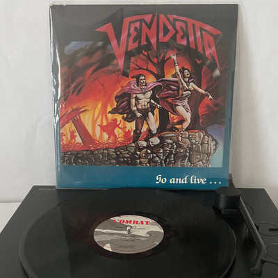 Vintage 1987 Vendetta Go and live vinyl Album