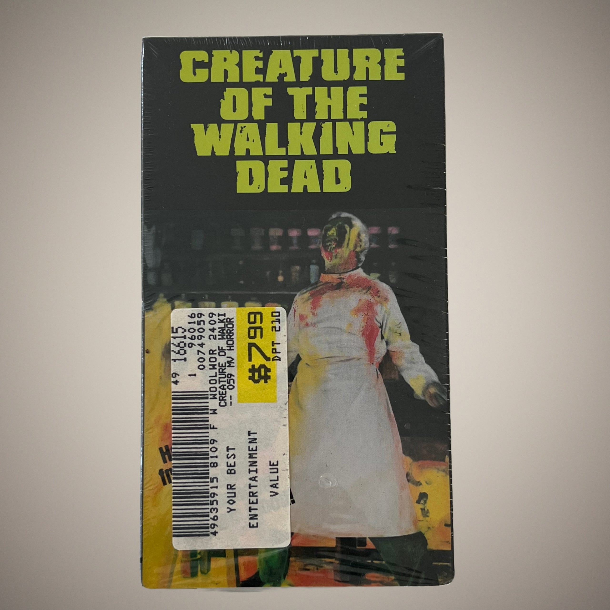 Sealed Creatures Of The Walking Dead 1988 Vintage VHS Factory