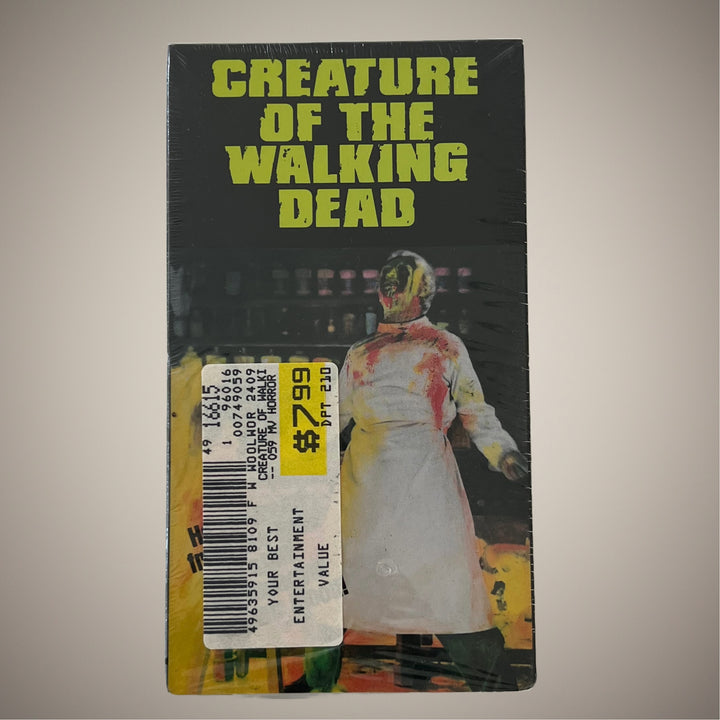 Sealed Creatures Of The Walking Dead 1988 Vintage VHS Factory Sealed Horror