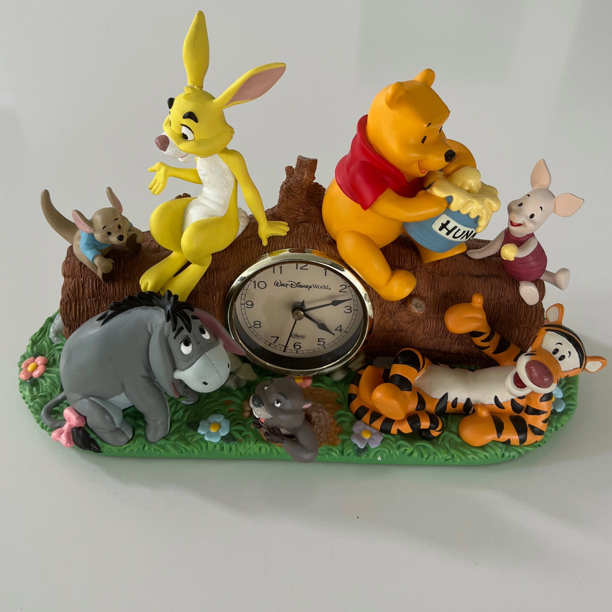 Rare VTG Walt Disney World Winnie The Pooh & Friends Quartz Clock