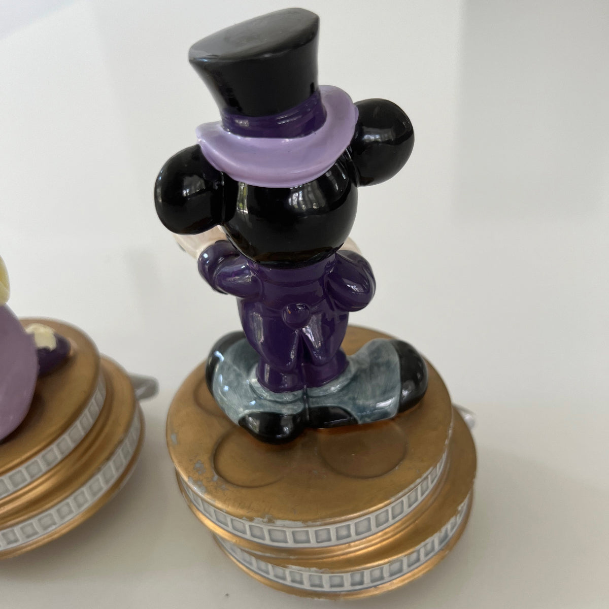 VTG Disney Mickey and Minnie music figurine set