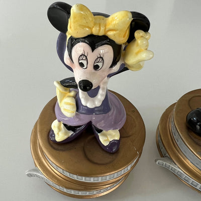 VTG Disney Mickey and Minnie music figurine set