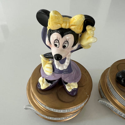 VTG Disney Mickey and Minnie music figurine set