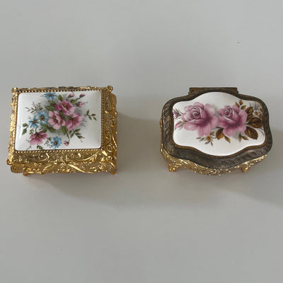 VTG Two Rare Splendid music jewelry box from Disney store