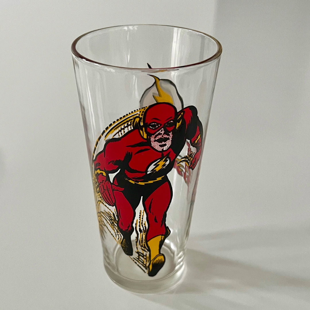 Vintage 1971 Pepsi DC Comics The Flash Drinking Glass