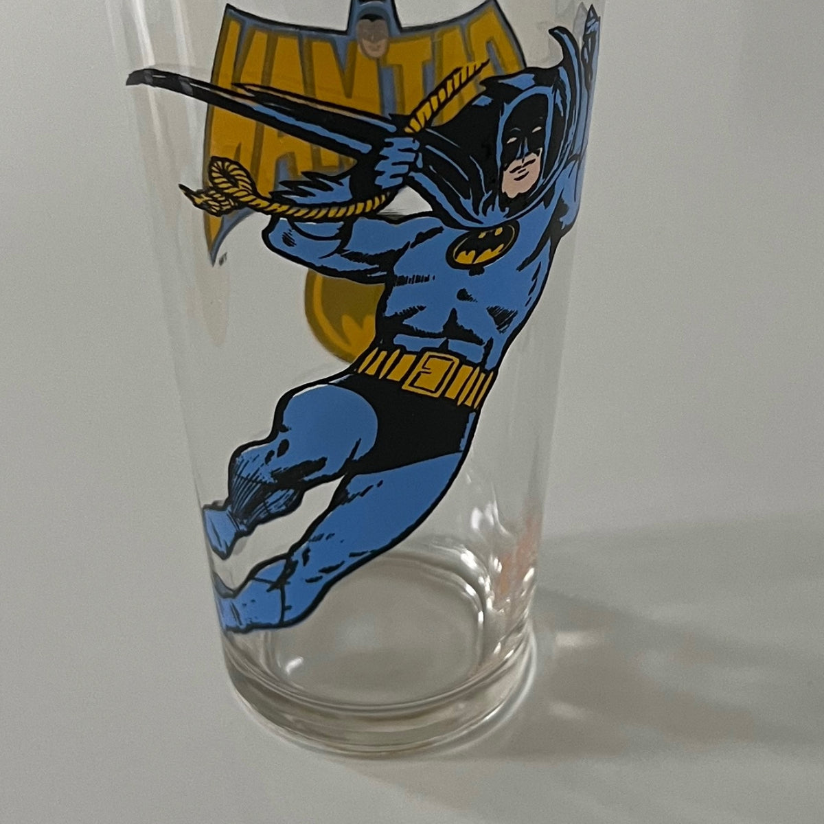 Vintage 1966 Pepsi DC Comics Batman Drinking Glass