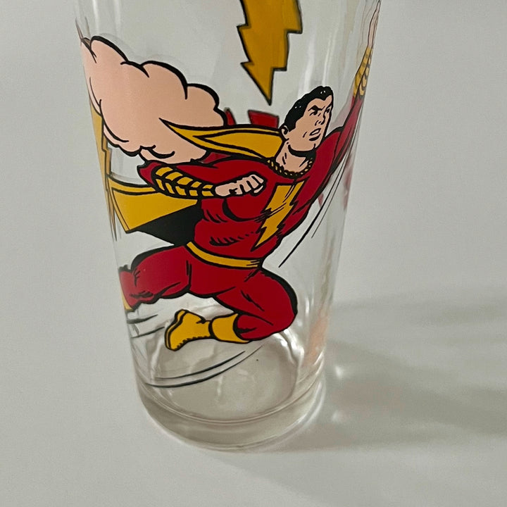 Vintage 1970s Pepsi DC Comics Shazam Drinking Glass