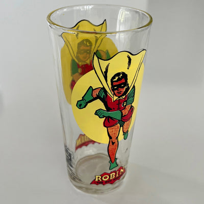 Vintage 1970s Pepsi DC Comics Robin Drinking Glass