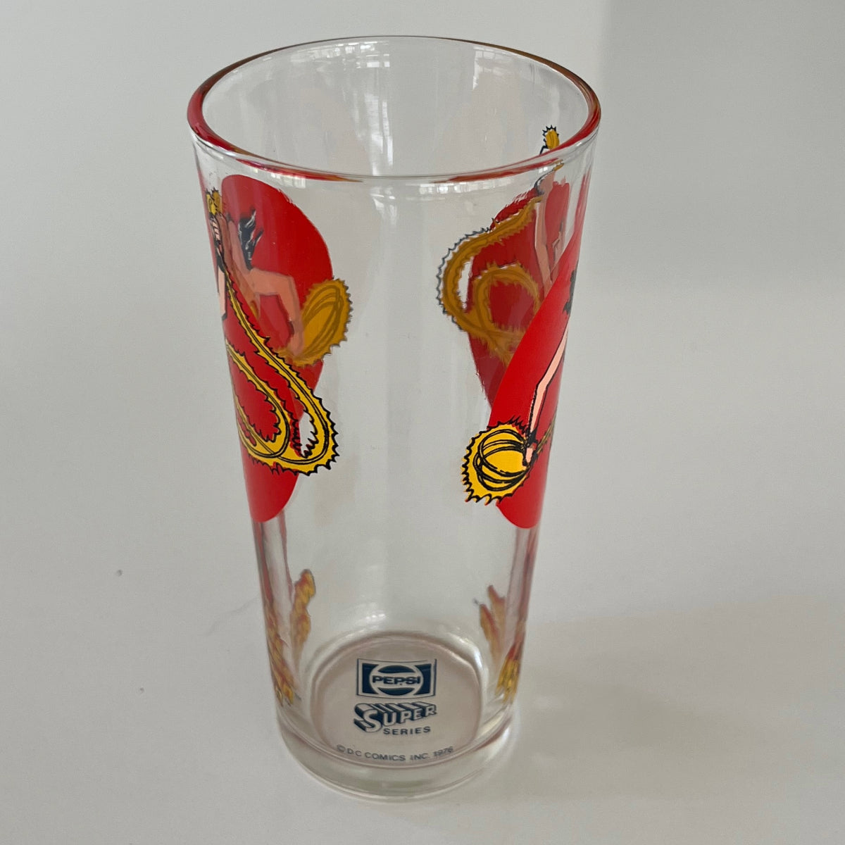 Vintage 1970s Pepsi DC Comics Wonder Woman Drinking Glass