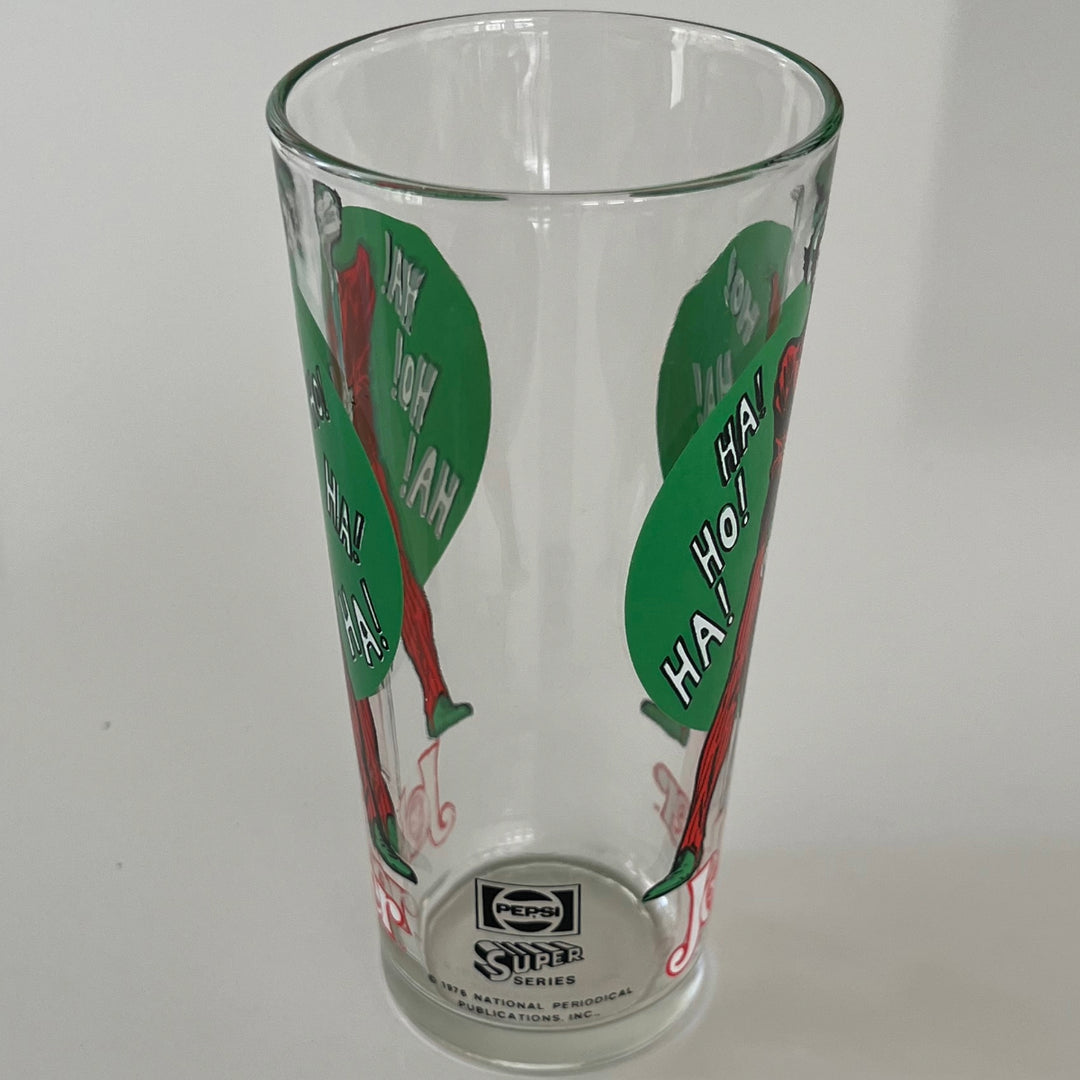 Vintage 1970s Pepsi DC Comics Joker Drinking Glass