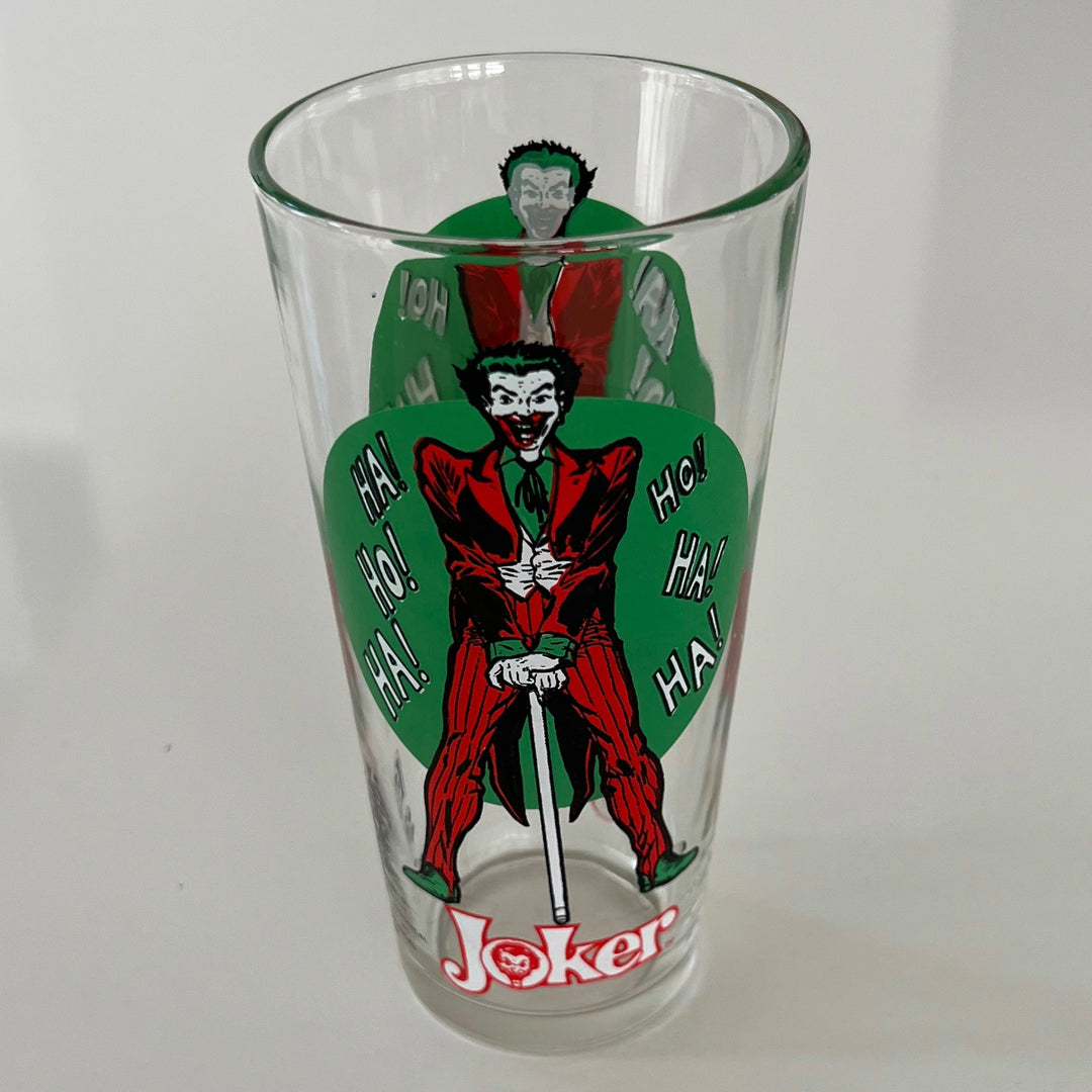 Vintage 1970s Pepsi DC Comics Joker Drinking Glass