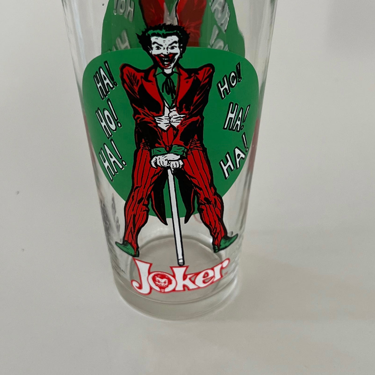Vintage 1970s Pepsi DC Comics Joker Drinking Glass